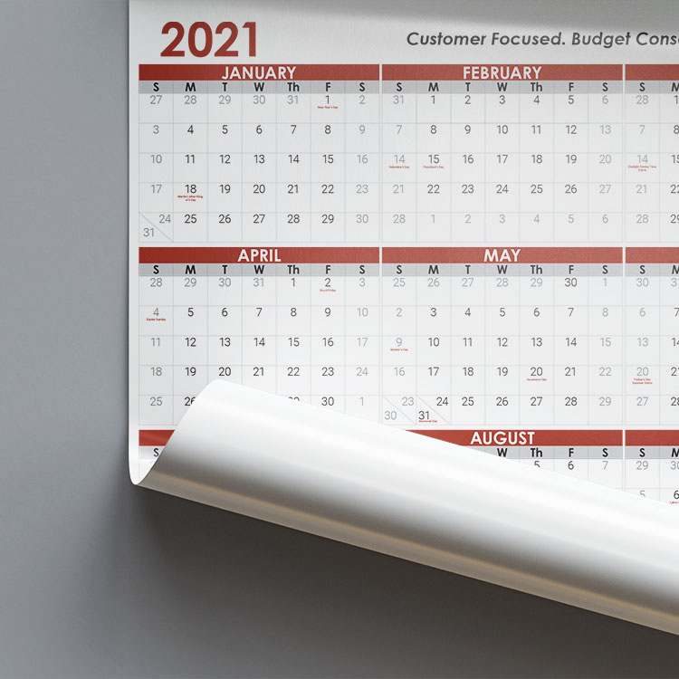Smart Cabinetry Annual Calendar